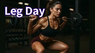 Leg Day Fury 3- Extreme Lower Body Workout Motivation 脚トレ