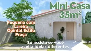 Casa pequena, quintal grande - Um quintal Estilo Praça