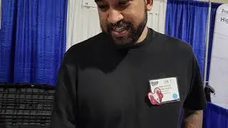 Blade Show West: at the Damned Designs table    #bladeshow2021