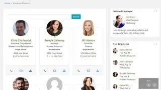 Simple Intranet - People Directory