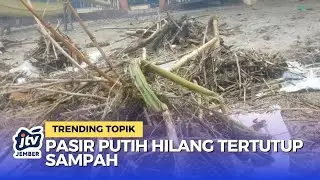 Pasir Putih Situbondo Terpungung Sampah, Warga Turun Tangan!