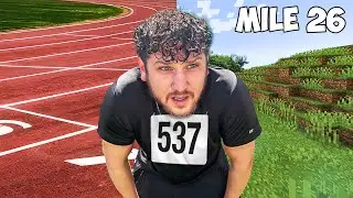 I Ran 37 Miles To BEAT MINECRAFT