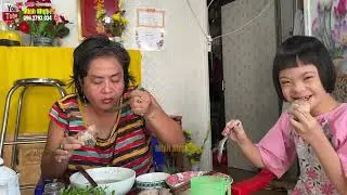 Xuyến Naiiiii Buổi Sáng Ăn Sáng Tô Cháo Giò Heo 3kg | Minh Nhựt Tv 
