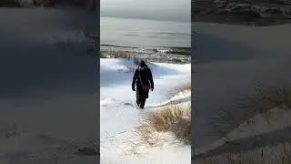 Winter seaside