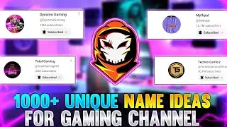 Best Name For Gaming YouTube Channel In 2023 (Search me No.1 Par Aayega)