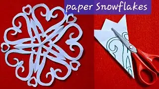 Snowflake Paper Craft | Paper Snowflake ❄️ ❄️ #snowflake  #papercraft