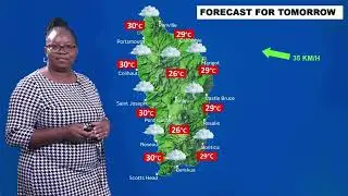 Weather Broadcast Tuesday, July 22nd, 2025. A strong tropical wave is approaching the region.
