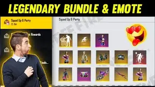 NEW LEGENDARY BUNDLE & EMOTE | FREE FIRE NEW EVENT | SQUAD BEATZ ALL REWARD