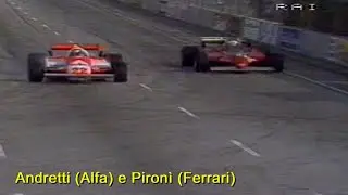 GP USA West 1981 F1 Long Beach RAI Mario Andretti Alan Jones Didier Piron&igrave; Gilles Villeneuve Ferrari
