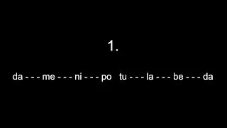 Po Tu La Be Da | 1 to 10 // singing exercises - LOW to HIGH