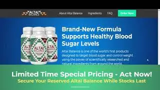 Altai Balance Good: What is Altai Balance Blood Sugar Support Review 2021?