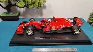 Модель болида F1 Ferrari SF71H, 1:18, Феттель