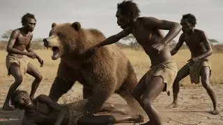 Human Lives Millions Yrs Ago | How Human Fight Bears And Survive In The Wild.