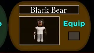 ROBLOX PIGGY BLACK BEAR SKIN!!! (Concept)
