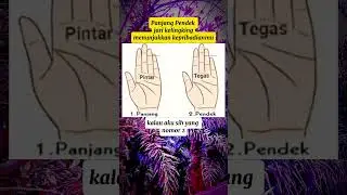 Panjang Jari Kelingking Menunjukkan Kepribadianmu. #ramalan #rezeki