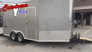 2020 Look Enclosed Cargo and Snowmobile Trailer 8' x 18' x 17'4