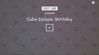 Cube Escape: Birthday