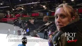 Backstage of Hot Ice Dreams 2017 - Choreography