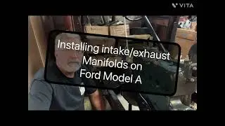 Model A Proj&rsquo;29 Tudor: Ep 19 - Install intake & exhaust manifolds on #fordmodela #ford #restoration