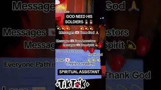 GOD NEED SOLDIER'S #SPIRITUALASSISTANT #SPIRITUALREADING #GODSOLDIERS #TAROTREADING #motivation 