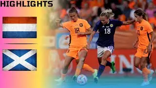 Netherlands v Scotland | Women&rsquo;s International Friendly | Match Highlights 22