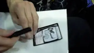 Jim Balent Catwoman sketch on trading card MegaCon2019
