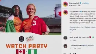 World Cup watch party underway to support Dash players in Houston