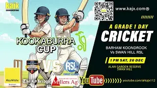 Cricket | A Grade | Kookaburra Cup | Barham Koondrook vs Swan Hill RSL
