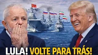 TRUMP MANDA E LULA DESISTE DE PARTICIPAR DE EXERCÍCIO NAVAL DO BRICS! PRESSÃO  PU ESTRATÉGIA?