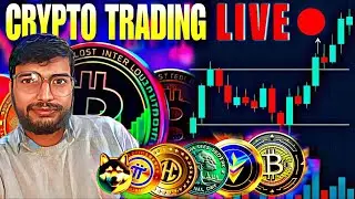 CRYPTO TRADING LIVE ; BITCOIN AND ALT coins Day 92