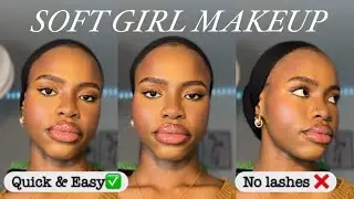 DETAILED SOFT GIRL MAKEUP TUTORIAL😍| NO LASHES❌| (VOICEOVER) 