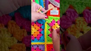 Granny Square Flat Join #shorts