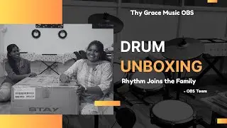 New Beats Loaded! | Alesis Nitro Max Drum Kit Unboxing @ThyGraceMusicOBS