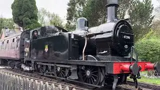 LMS Jinty 47298 leaves Hampton Loade
