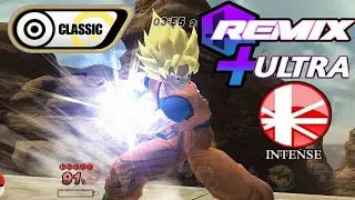 Project M Remix Plus Ultra 0.2.4 - Classic Mode on Intense with Goku (Crazy Hand Clear)