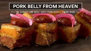Crispy and Tender PORK BELLY made easy. So, GOOD!