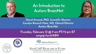 SRF | An Introduction to Autism BrainNet
