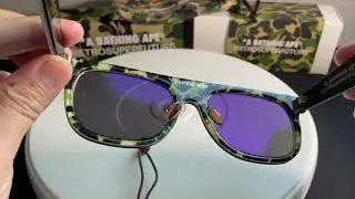 Bape x retrosuperfuture flat top Sunglasses