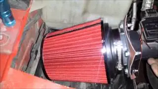 2003 3.0 L V6 ford ranger high air flow filter conversion