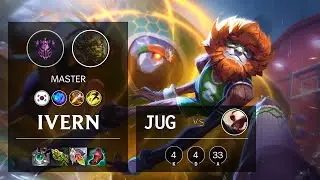 Ivern Jungle vs Lee Sin - KR Master Patch 11.16