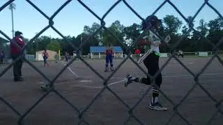 Mad Hit Crazy | In-The-Park Homer&hellip; Kinda 😂 Triple + Throwing Error Chaos! #fastpitch #easton