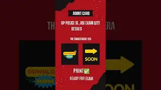 #trending #admitcard #upsi #police #new #examcity #exams