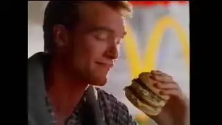 McDonald's Ireland Big Mac Extra Value Meal Irish Commercial 1995
