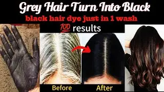 Gray hair turn into black without Heena and chemicals remedy by Billokadhaaba || home remedy ||