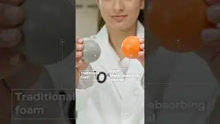 D3O Shock Absorption Ball Demo #shorts