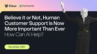 [Webinar] Human Customer Support is Now More Important Than Ever – How Can AI Help?