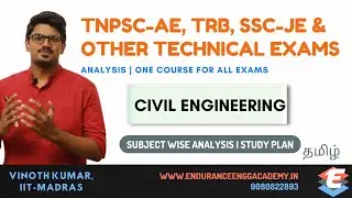 TRB Polytechnic, TNPSC-AE(Civil Engineering), SSC-JE & other Tech Exam Preparation | Online Coaching