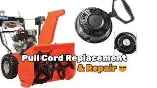 How to Easily Fix a Broken Pull Cord on Any Small Engine | Snowblower, Mower & More!&rdquo;