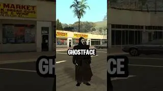 DID YOU KNOW HOW GHOSTFACE LOOKS IN GTA GAMES? #ghostface #gta #shorts