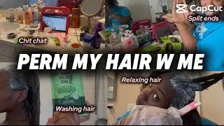 Doing My Relaxer at Home | Peaceful Routine + Results